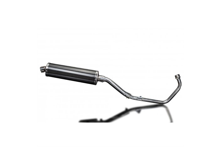 HONDA CBR250R 2011-2013 FULL EXHAUST SYSTEM 450MM CARBON OVAL BSAU SILENCER