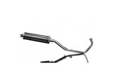 HONDA CBR250R 2011-2013 FULL EXHAUST SYSTEM 450MM CARBON OVAL BSAU SILENCER