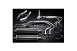 SISTEMA DI SCARICO COMPLETO HONDA ST1300 PAN EUROPEAN ABS 450MM CARBONIO OVALE BSAU