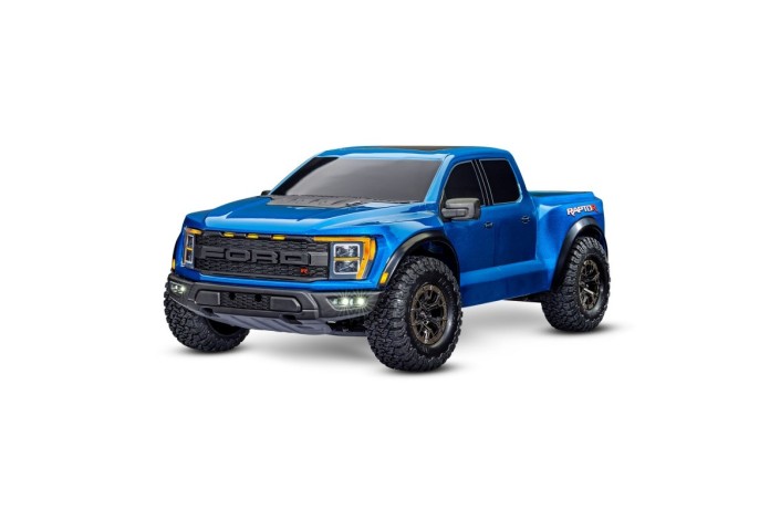 Automodello RC Traxxas Blue Ford F-150 Raptor-R 1:10 4wd Vxl-3s Brushless Tqi TSM