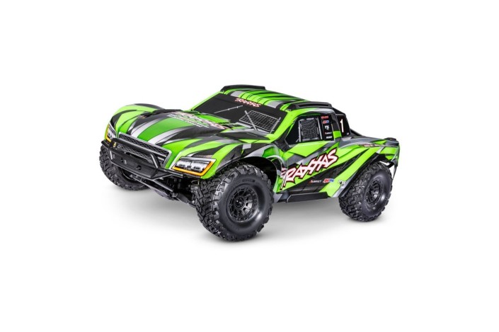 Automodello RC Traxxas Green MAXX SLASH Vxl-6s TSM Short Course Truck TQi