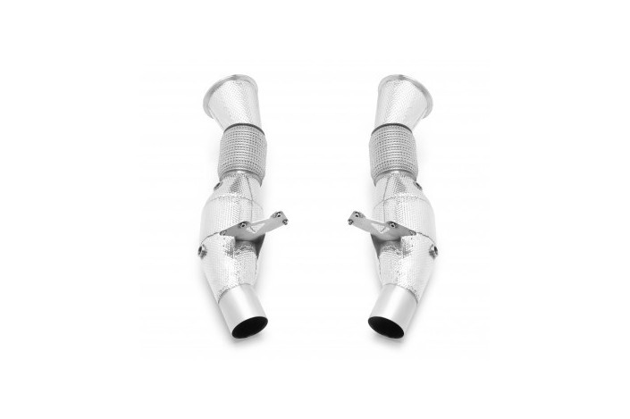 Kit Downpipe Decatalizzatore 296 Lm Inconel 625 Tubi Style Ferrari 296 Gtb E Gts Dal 2021