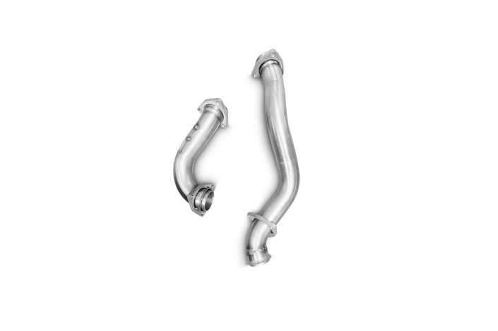 Exhaust Pipe Kit Headers Without Cat Stainless Steel Pipes Style Ferrari Mondial 3.2 Coupè And Cabriolet 1985 - 1989