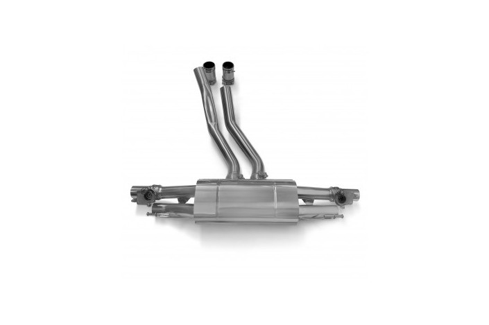 Exhaust Terminal With Double Valves Stainless Steel Pipes Style Porsche Cayenne E Coupè E3 3.0 Gpf E Hybrid 2019 - 2023