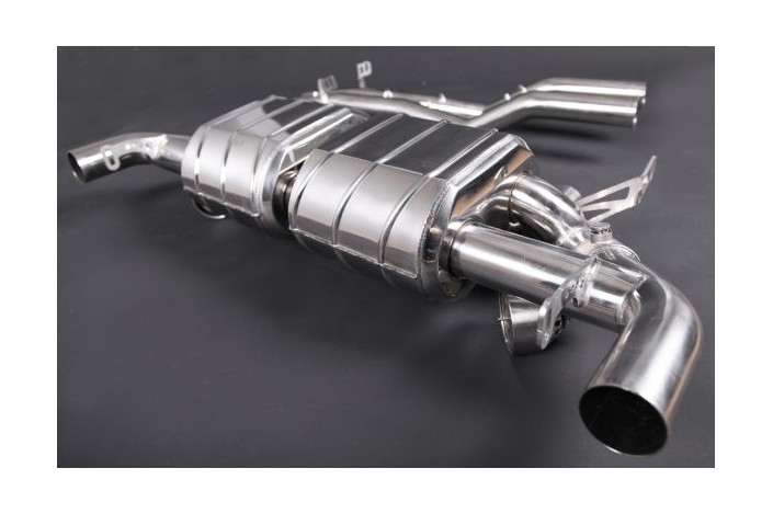 Stainless steel capristo tailpipe exhaust system aston martin virage v12 2011 - 2012 02AM01803001