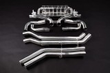 Exhaust with valves and central silencer replacement for oem tips Capristo audi SQ8 from 2020 02AU11903016SQ