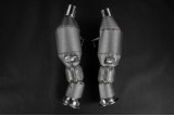 Catalyseurs sport Downpipe 100 cellules en acier inoxydable Capristo Ferrari 296 02FE13803023