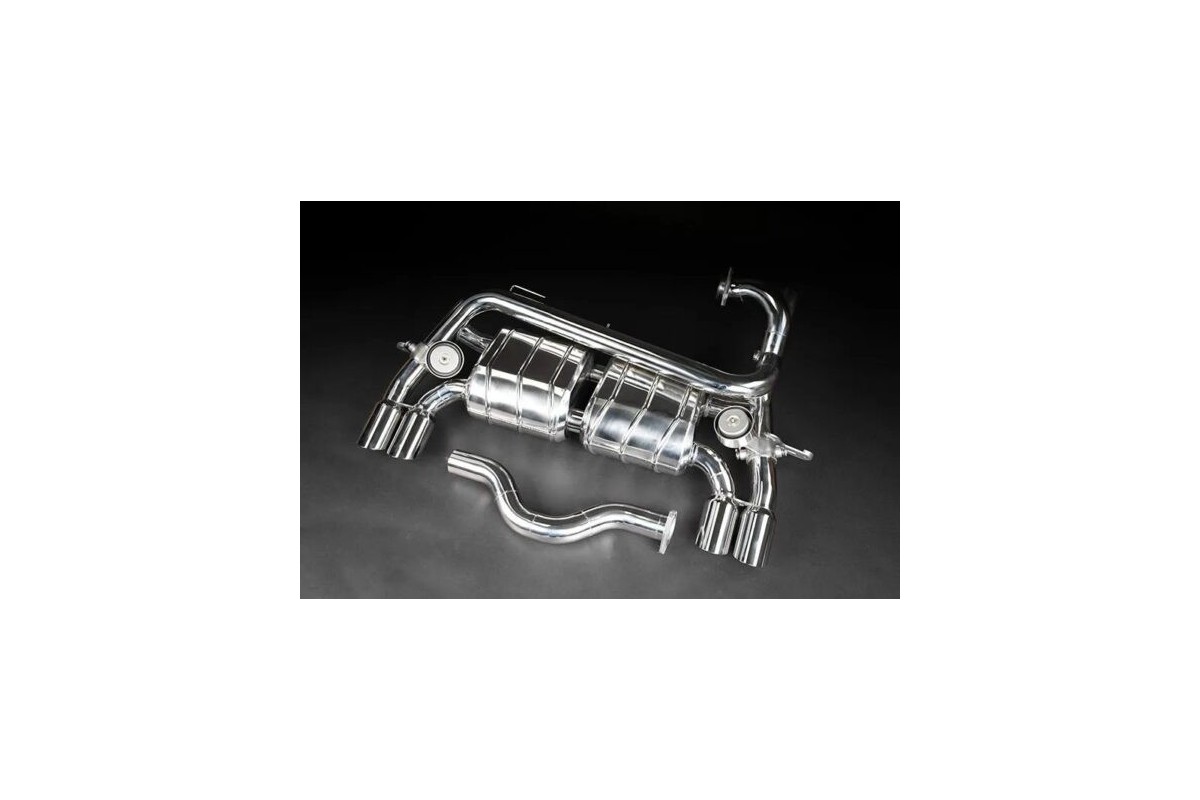 Échappement avec soupapes xpipe avec catalyseurs haut débit CES3 capristo Ferrari 328 GTB/S 02FE05803005