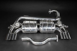 Exhaust with xpipe valves with high flow catalysts CES3 capristo Ferrari 328 GTB/S 02FE05803005