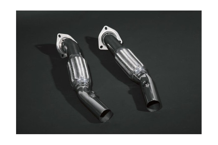 Edelstahl-Downpipes Dekatalysatoren Capristo Ferrari F430 Coupé/Spider 02FE02303011