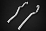 Stainless steel decatalyst downpipe with thermal blankets capristo ferrari f12/812sf 02FE03703005