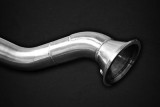 Stainless steel decatalyst downpipe with thermal blankets capristo ferrari f12/812sf 02FE03703005