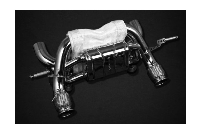 Exhaust with OEM valve and Capristo thermal blanket Lamborghini Huracan evo/sto/tecnica 02LA08203030