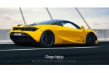 Auspuffanlage mit Klappen und Sportkatalysatoren 250 Zellen Capristo McLaren 720s ab 2017 02ML11003020