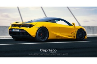 Downpipes 100 Zellen Edelstahl Sportkatalysatoren mit Wärmedämmdecken McLaren 720s ab 2017