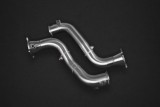 Stainless steel decatalyst downpipes with capristo thermal blankets mclaren 720s from 2017 02ML11003018