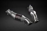 Edelstahl-Sportkatalysator-Downpipe 250 Zellen Capristo Nissan GTR MK3/5/Nismo 02NI09503019