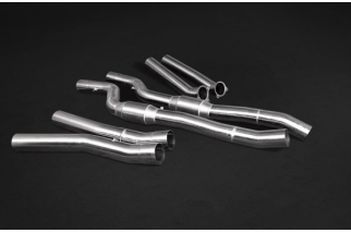 Exhaust with central silencer delete and central pipes capristo Rolls royce cullinan from 2018 02RR12903006X