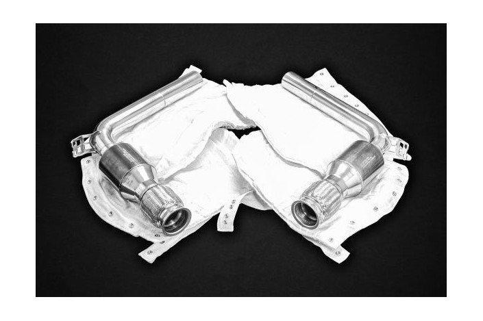 Stainless Steel Sports Catalytic Converters with 250 Cells and Capristo Thermal Blankets Dodge Viper SRT ACR 02DO12403008