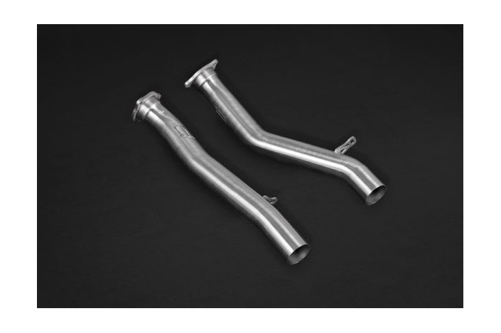 Stainless Steel Capristo Decat Pipes Porsche 958 Cayenne V8 Induction/Turbo/S/GTS 2010-2014 02PO01703011