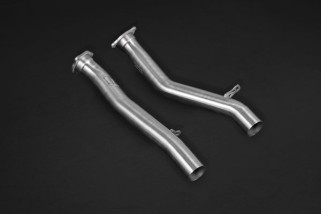 Stainless Steel Capristo Decat Pipes Porsche 958 Cayenne V8 Induction/Turbo/S/GTS 2010-2014 02PO01703011