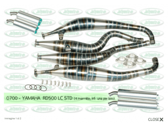Marmitte scarichi exhaust Yamaha RD 500  0700
