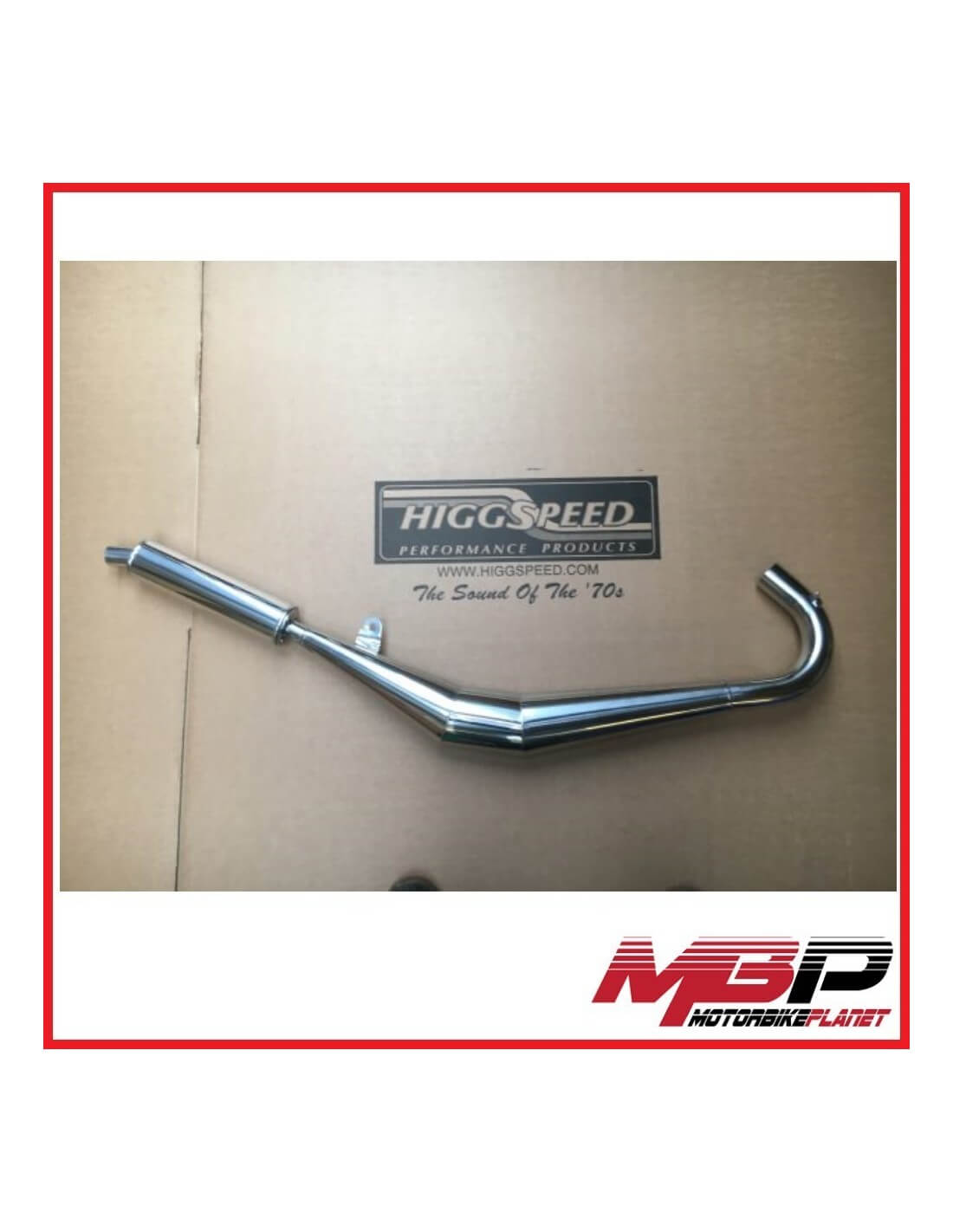 Exhaust Expansion Chamber Pipe Inox Polished Gp Style For Suzuki Gt 125 1974 1978 Mbp559 Motorbike Planet